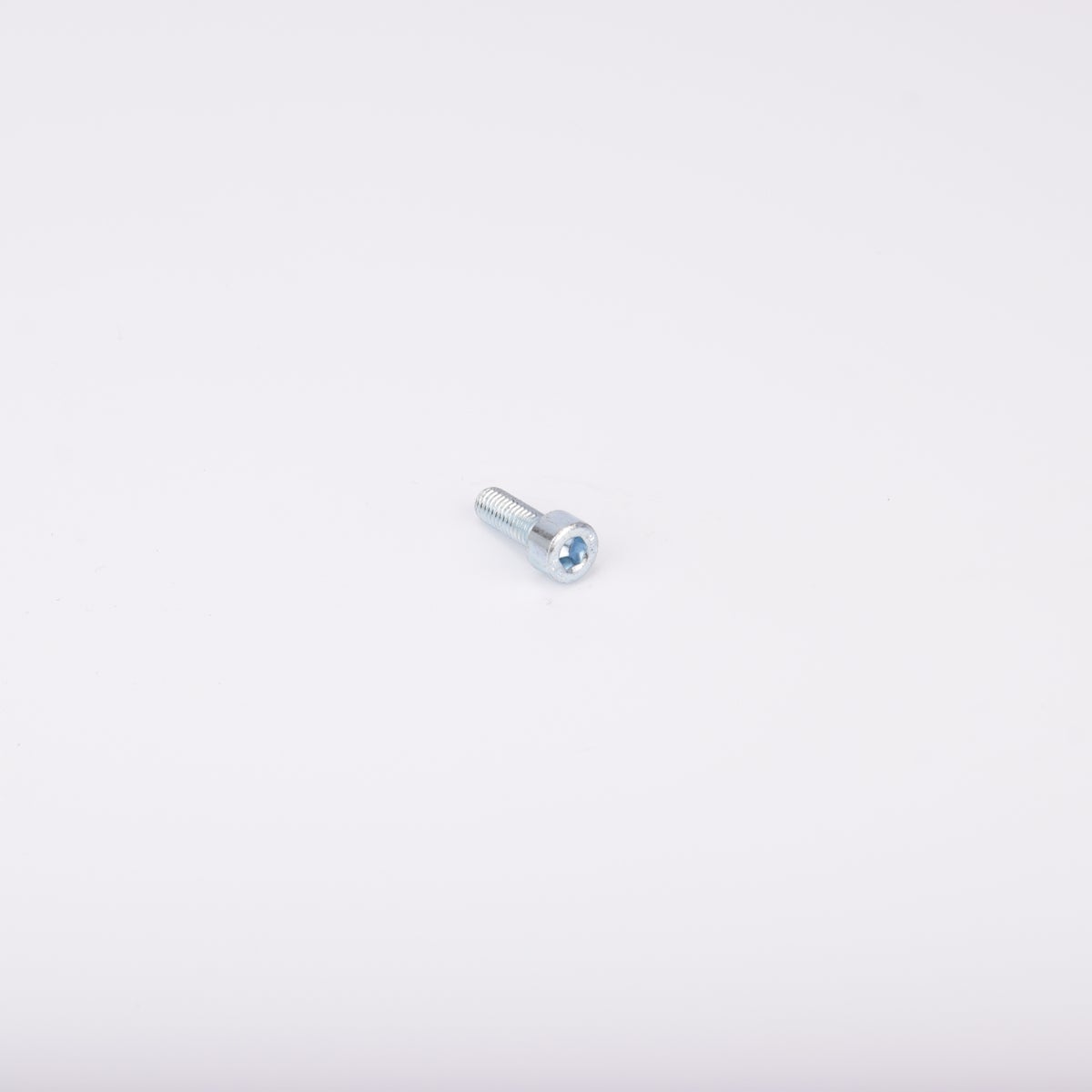 Metallskruv med sexkantig skalle.