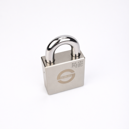 Hänglås 400-50 oval G2 WP komplett, ytbehandling kemnickel E.ON