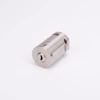 Nyckelinsats i metall med cylindrisk form innehållande en digital cylinder.