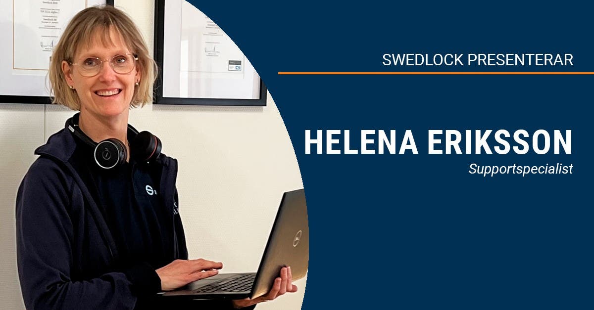 En leende kvinna i närbild