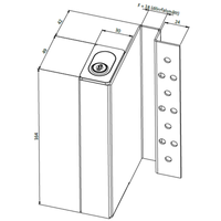 Nyckelförvaringsenhet hö (BTR) F18 G1 komplett