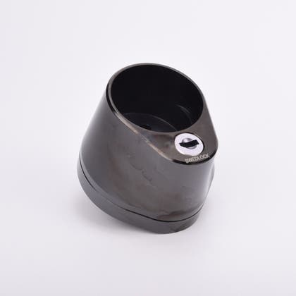 Svart duolås montering av låscylinder.